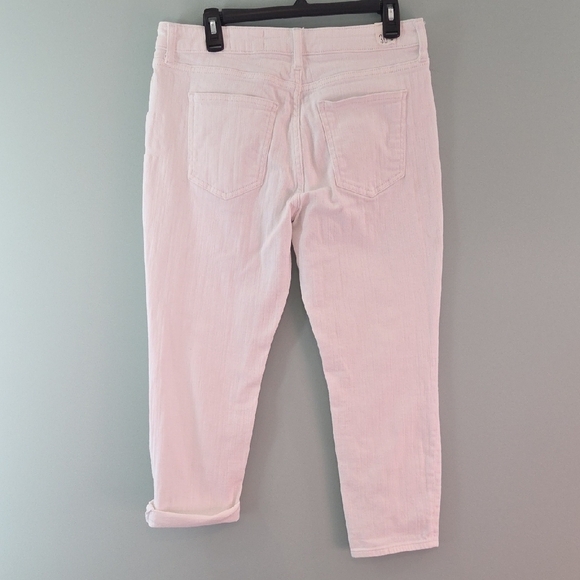 Cosmic Blue Love White Boyfriend Jeans Women's Size 30 - Picture 7 of 12